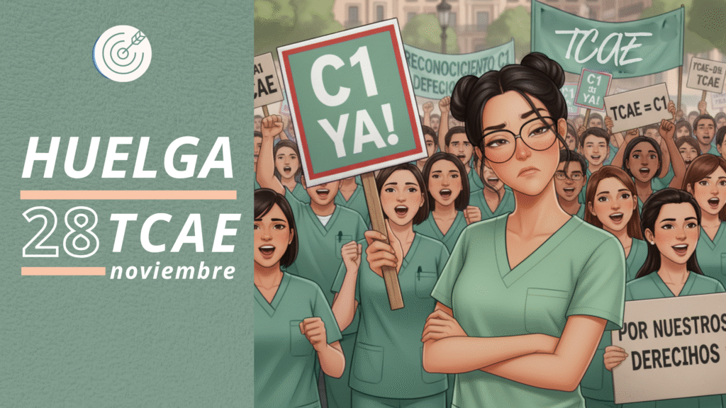 tcae en huelga por reconocimiento c1
